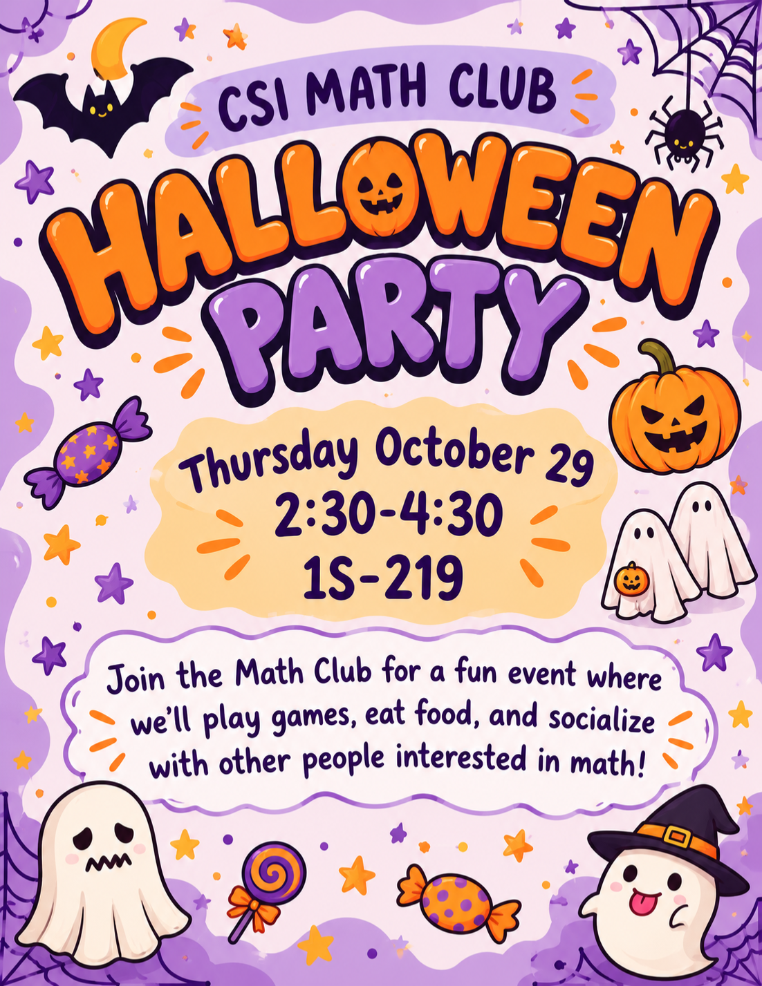 Advertisement poster for the event