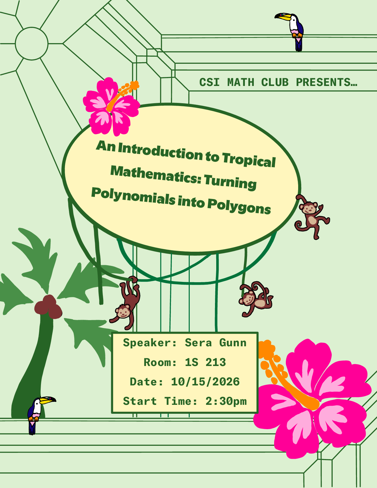 Advertisement poster for the event